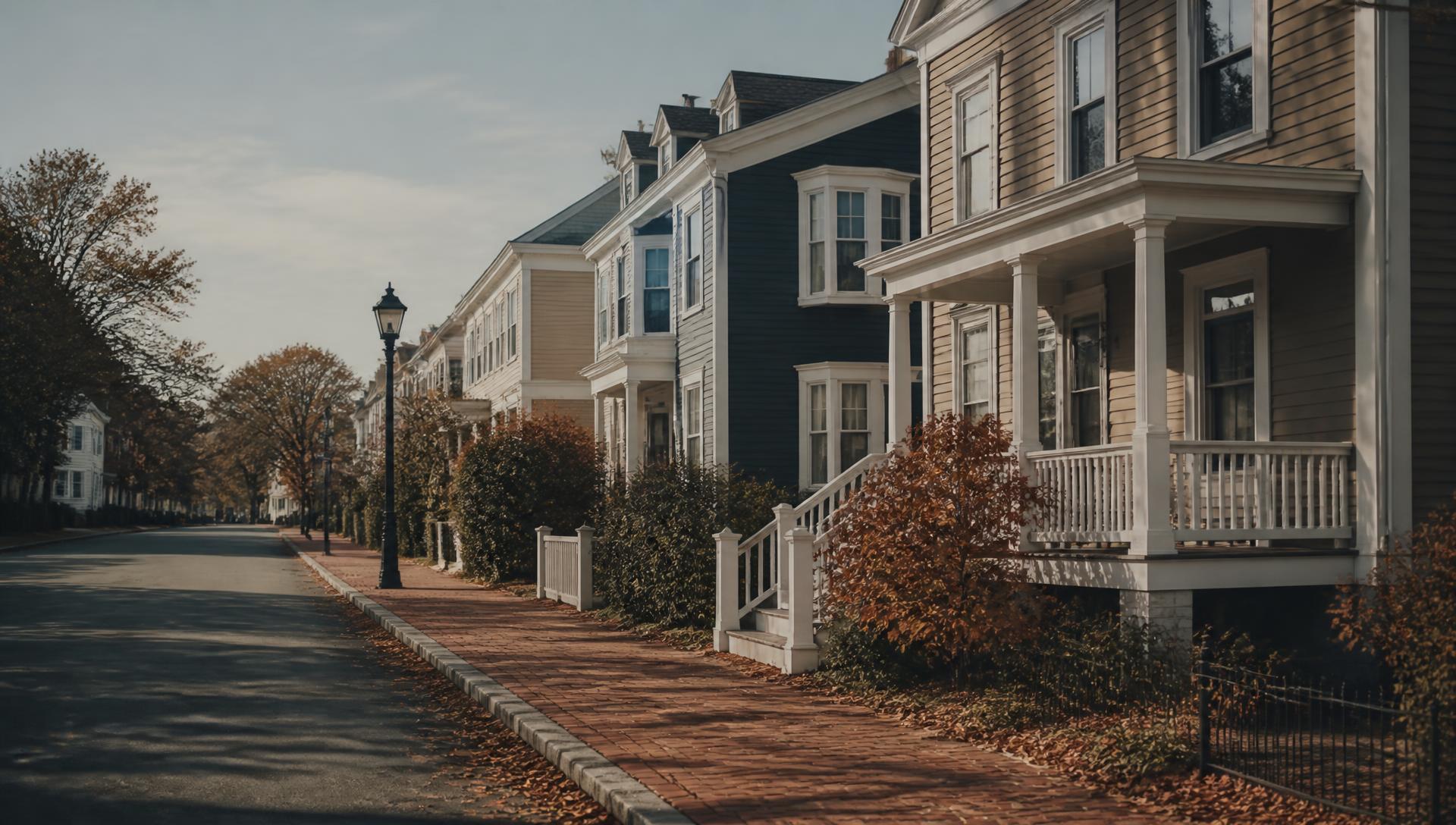 A relaxed homeowner outside his home after a successful sale